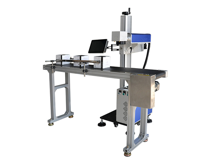 零件和工具在線飛行光纖激光打標(biāo)系統(tǒng)