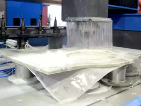 自動換刀數控洗手池石材切割機 自動換刀數控洗手池石材切割機