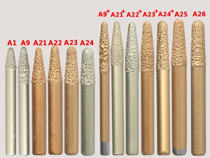 錐形鉆石3D大理石、花崗巖深浮雕鉆頭 錐形鉆石3D大理石、花崗巖深浮雕鉆頭