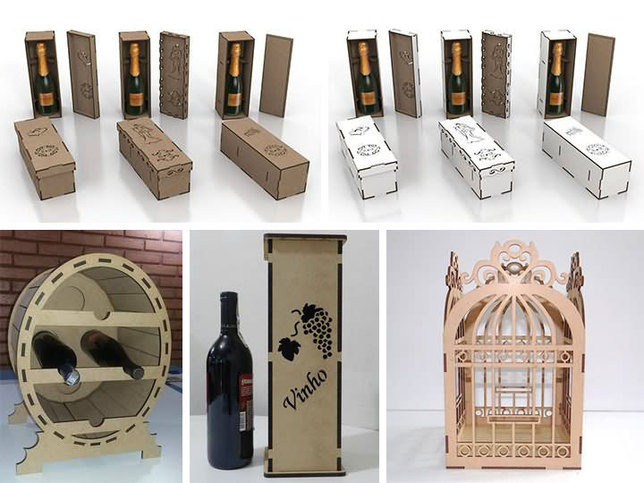 業余愛好木箱雕刻切割項目激光雕刻機