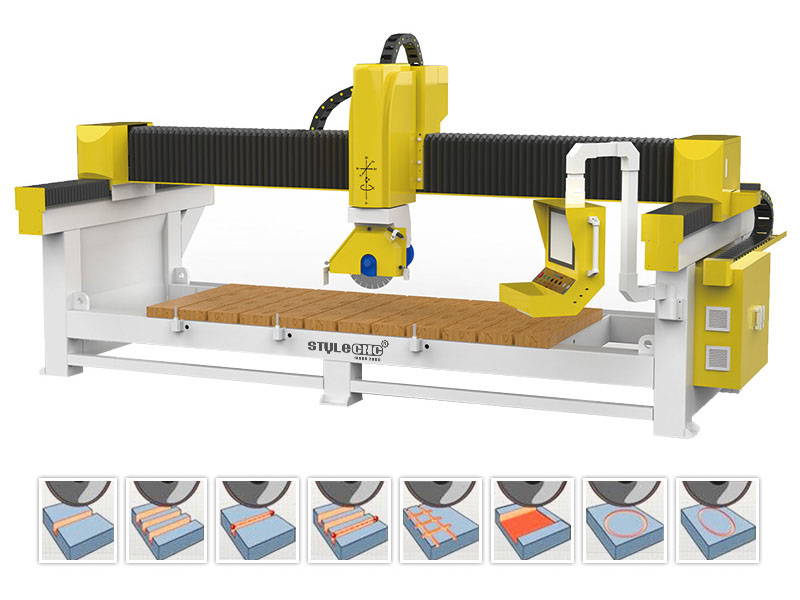 四軸數控廚房臺面和盥洗臺面橋鋸 四軸數控廚房臺面和盥洗臺面橋鋸