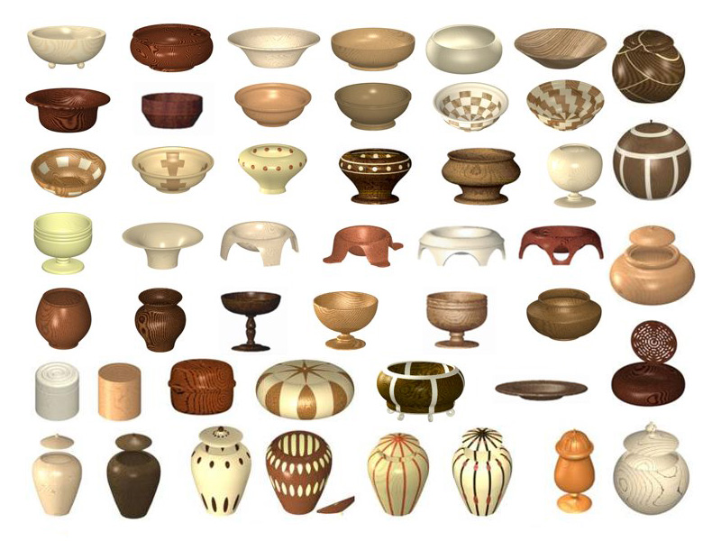 小型數(shù)控木工車床，可加工碗、盤、花瓶、杯子