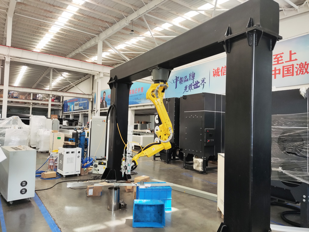 工業級3D金屬機器人光纖激光切割機