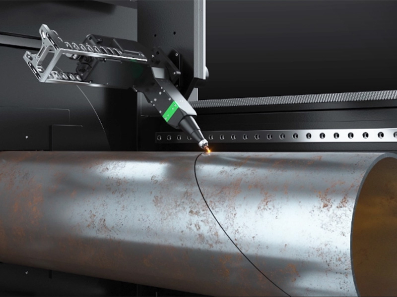 帶自動送料器的3D激光管材坡口切割機 帶自動送料器的3D激光管材坡口切割機