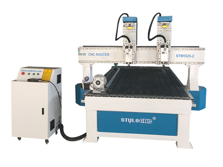 雙主軸木工數控機床 4x8 工作臺出售