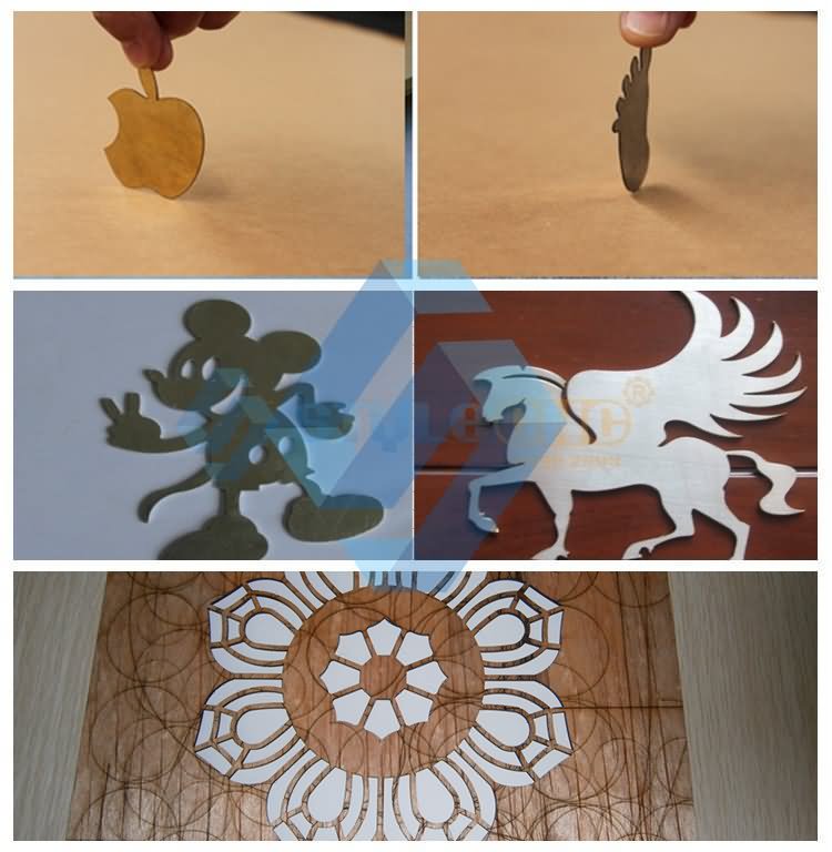 混合激光切割木材和金屬項目 混合激光切割木材和金屬項目