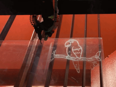 亞克力激光切割雕刻機