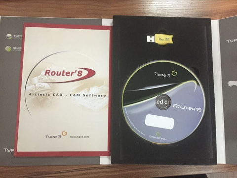 數(shù)控雕刻機軟件 Type3 Router8 -3DCAD / CAM軟件