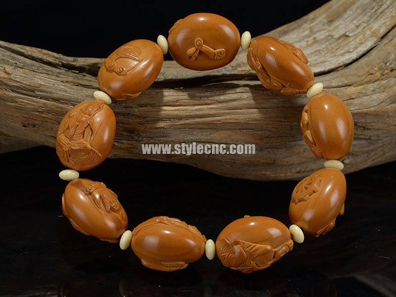 數控雕刻機雕刻橄欖核