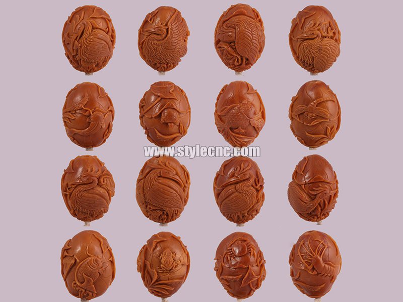 數控雕刻機雕刻橄欖核