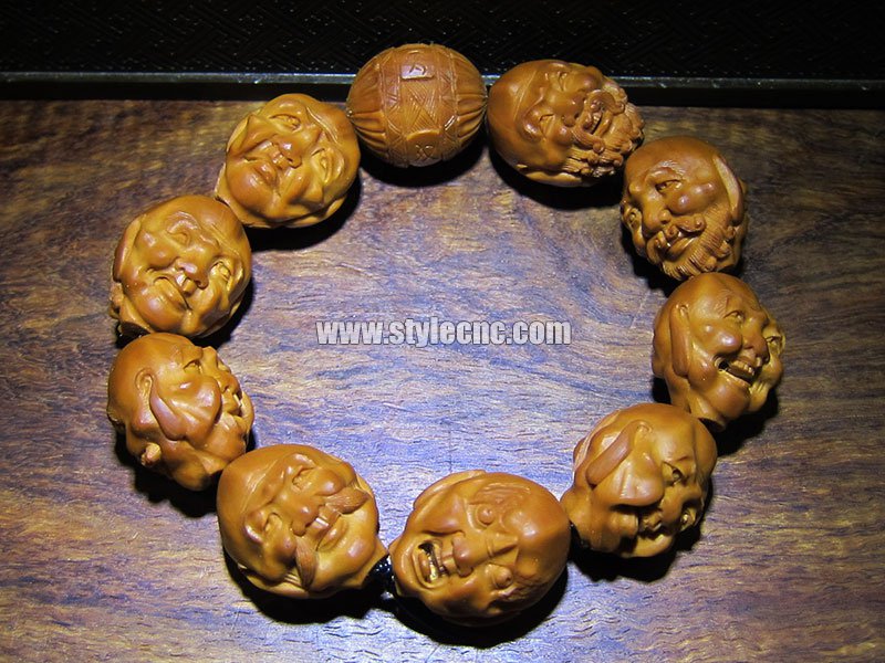 數控雕刻機雕刻橄欖核