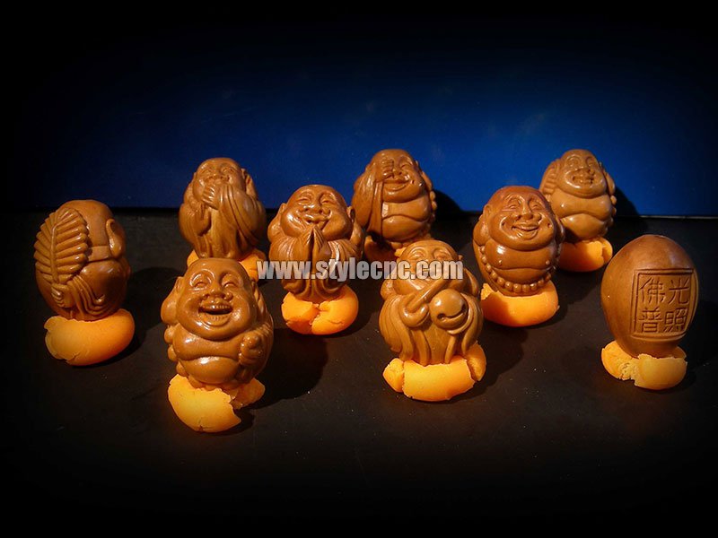 數控雕刻機雕刻橄欖核