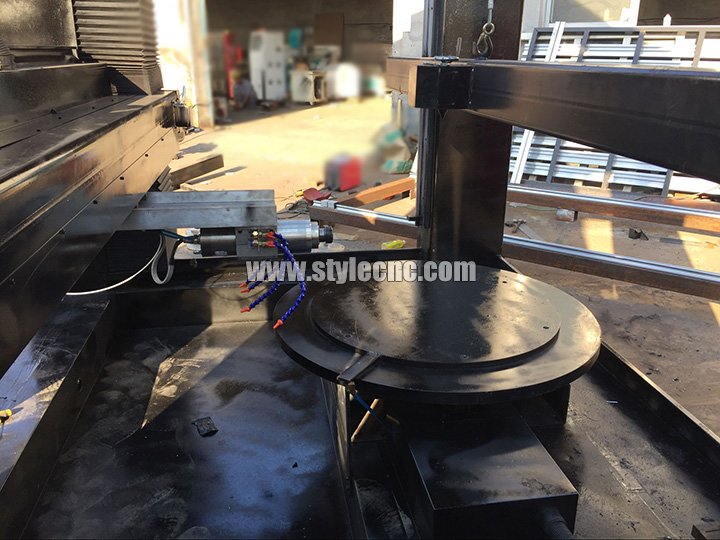 四軸數控石材雕刻機旋轉工作臺 四軸數控石材雕刻機旋轉工作臺