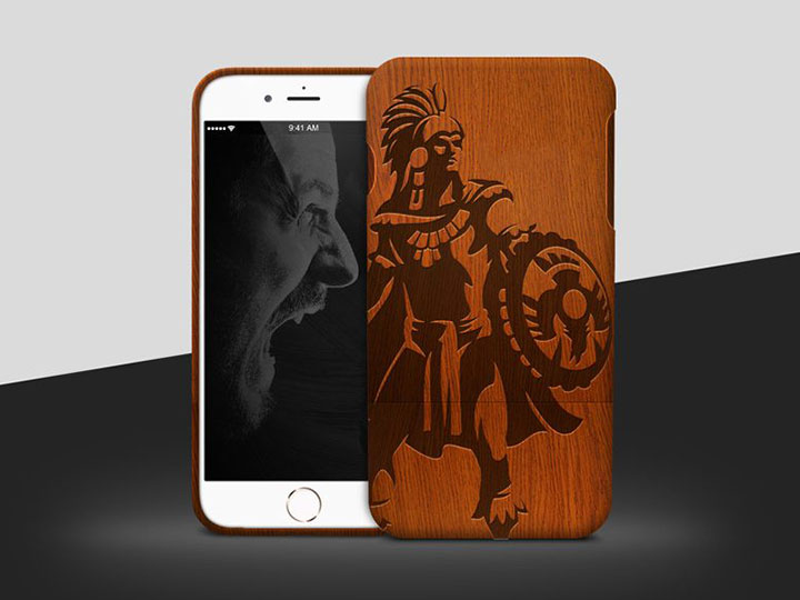 木質 iPhone 手機殼激光雕刻項目 木質 iPhone 手機殼激光雕刻項目
