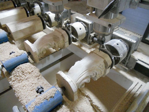 多頭數控雕刻機的旋轉軸如何固定？