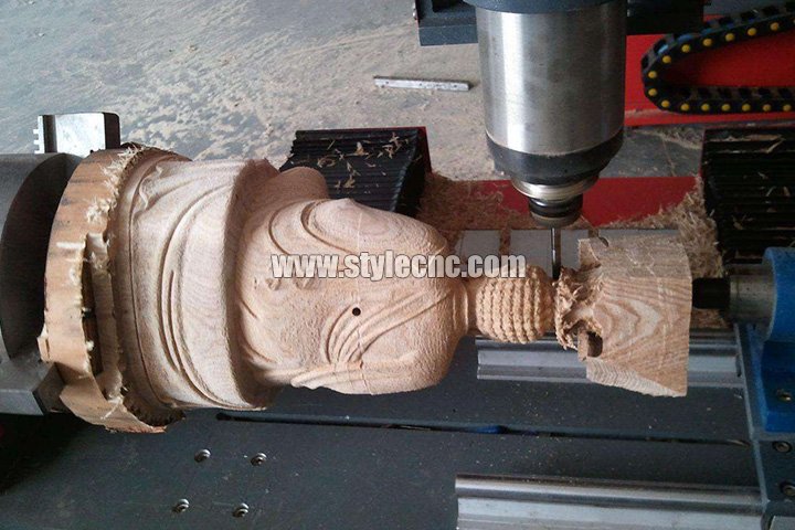 工藝品用旋轉軸數控銑床