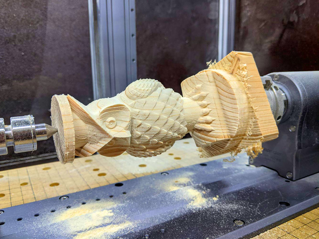 數控雕刻機3D木制工藝品