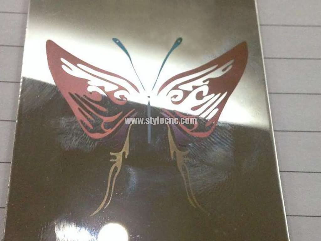 MOPA光纖激光雕刻機(jī)在金屬表面打標(biāo)顏色