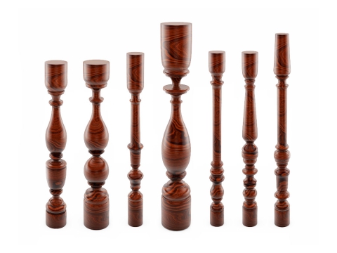 數控木工車床加工樓梯立柱項目