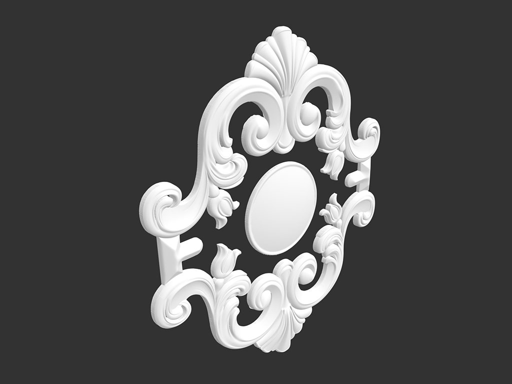 數控木工雕刻機3D家居裝飾設計 STL 檔