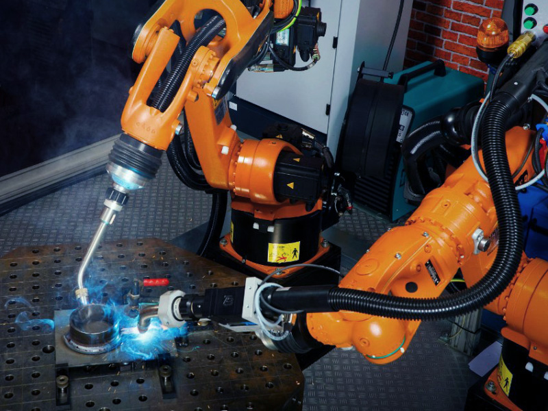 汽車零部件光纖激光焊接機(jī)械臂 汽車零部件光纖激光焊接機(jī)械臂