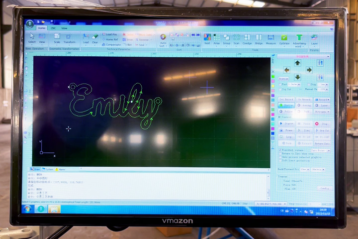 帶有 Cypone 軟件的 Cypcut 控制系統
