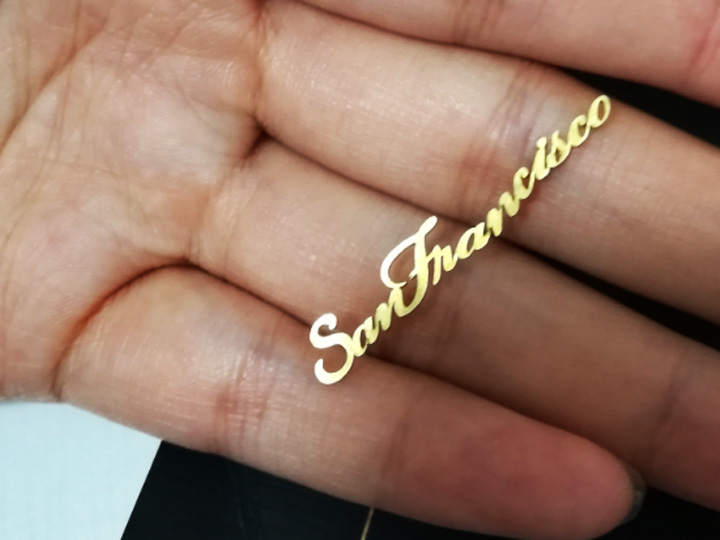 光纖激光切割黃金首飾項目