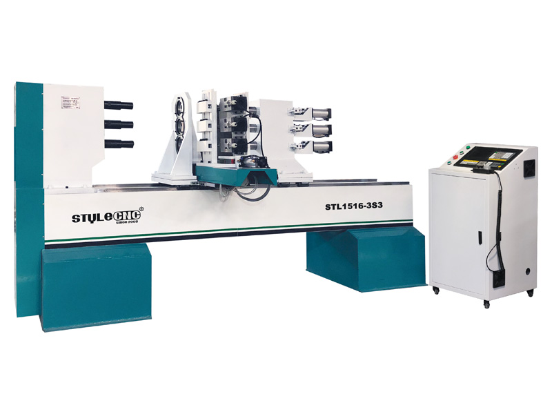 多軸數控木工車床用于仿形車削 多軸數控木工車床用于仿形車削
