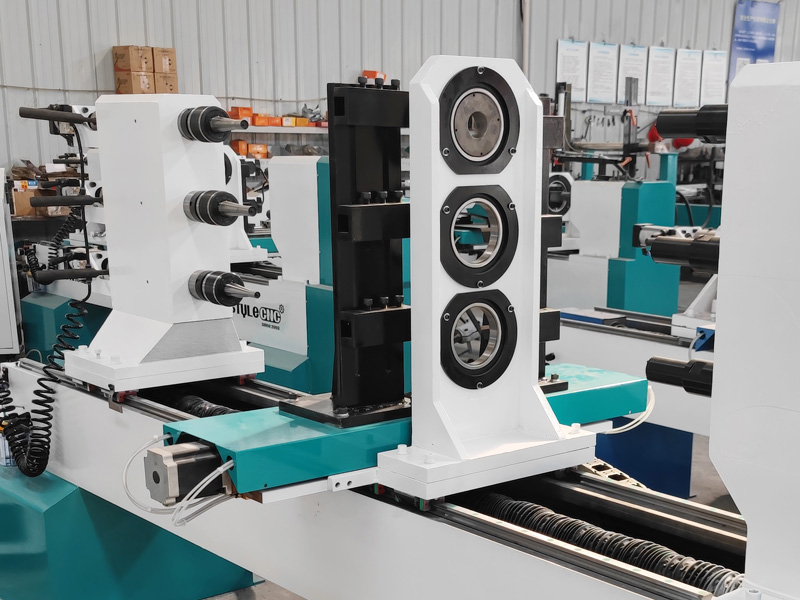 多軸數控木工車床用于仿形車削 多軸數控木工車床用于仿形車削