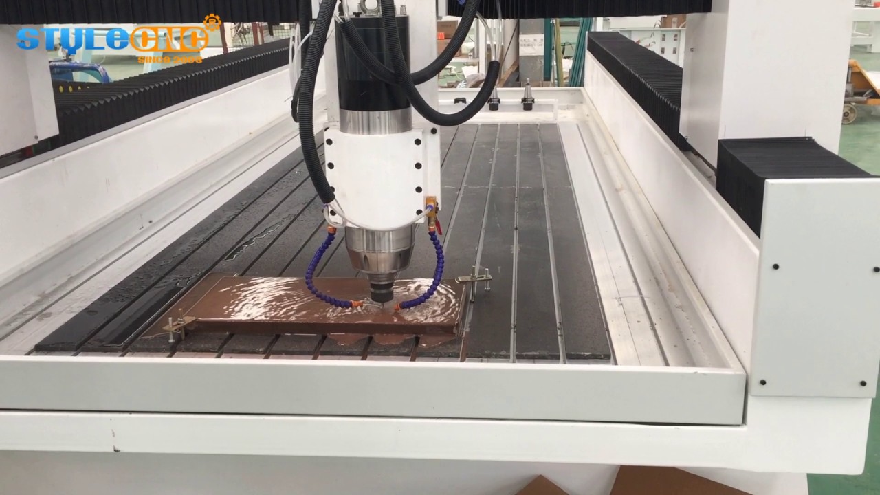 石材雕刻用線性自動換刀數控銑床