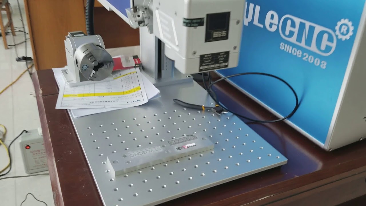 50W 用于鋁深雕的光纖激光打標系統(tǒng)